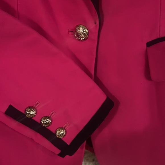 Juicy Couture Pink Blazer With Gold Buttons - Picture 2 of 5